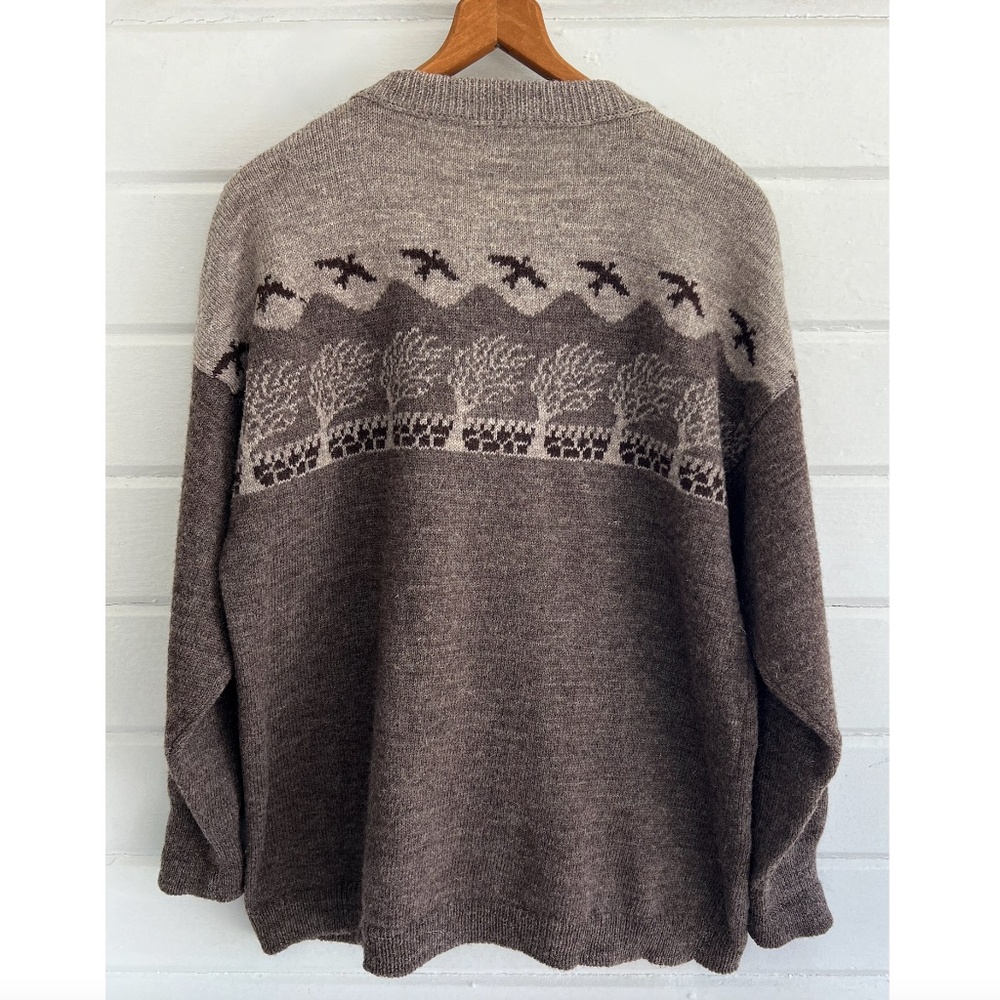 Vintage RHOSCOLYN KNITWEAR Crew Neck Sweater Made in Anglesey Wales - XL - Picture 3 of 9